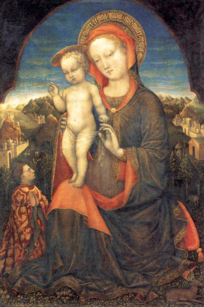 madonna and child adored by lionello d'este 